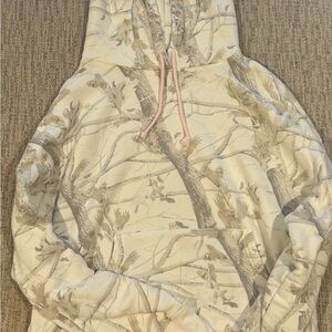 Dairy Boy Camouflage Hoodie with Pink Accents